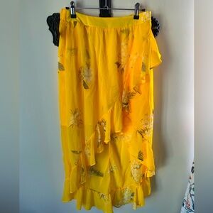 Never worn swim cover up/skirt in floral